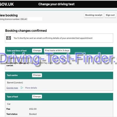 Barnet London Driving Test Cancellations 3
