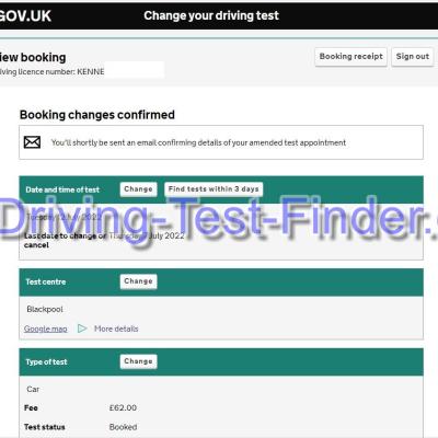 Blackpool Driving Test Cancellations 2