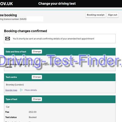 Bromley London Driving Test Cancellations 2 001