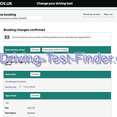 Goodmayes London Driving Test Cancellations 6