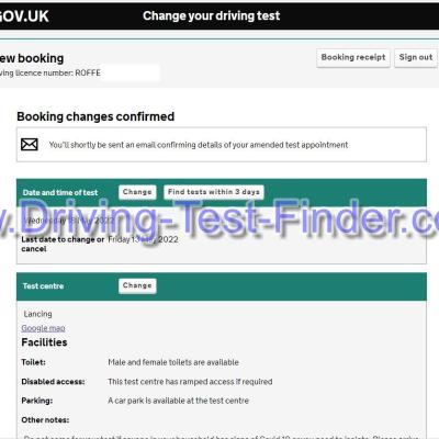 Lancing Driving Test Cancellations