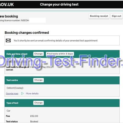 Oxford Cowley Driving Test Cancellations 4
