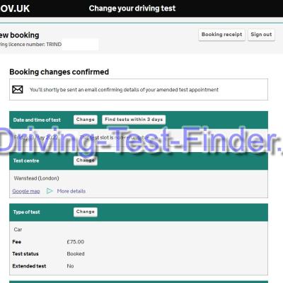 Wanstead London Driving Test Cancellations 3