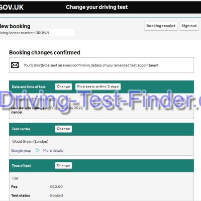 Wood Green London Driving Test Cancellations 1