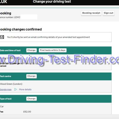 Wood Green London Driving Test Cancellations 4